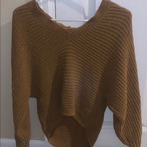 Crop sweater